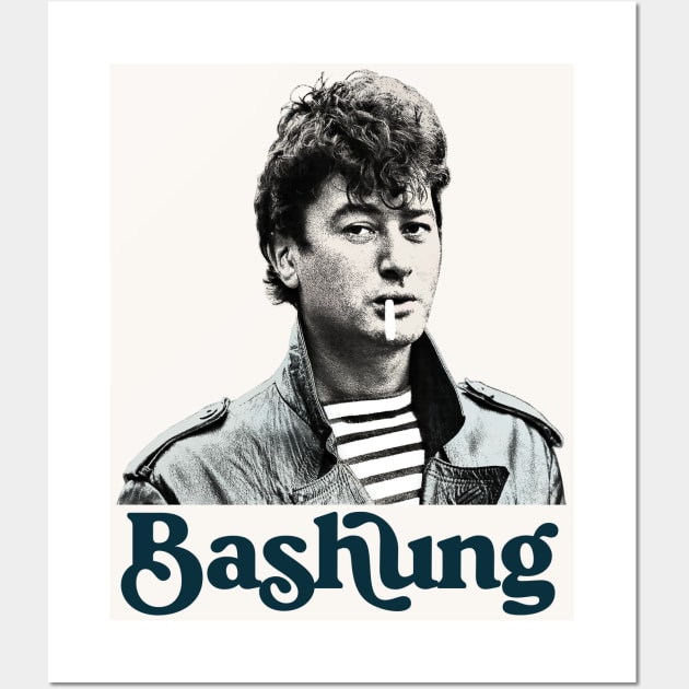 Alain Bashung // Francophile Design Wall Art by DankFutura